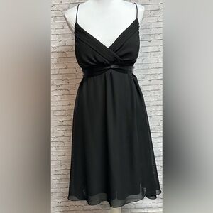 JUMP Apparel Women's Junior Size 16 Sleeveless Black Belted Dress Lined